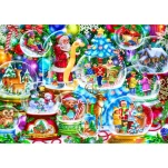 Boules de Neige de Noêl (Bois)